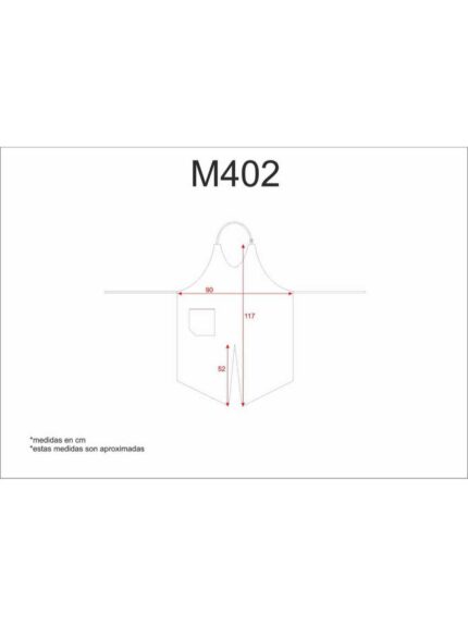 WorkTeam Delantal de cocina con vivo en bolsillo a contraste y apertura frontal, cocinero, chef, etc. Unisex