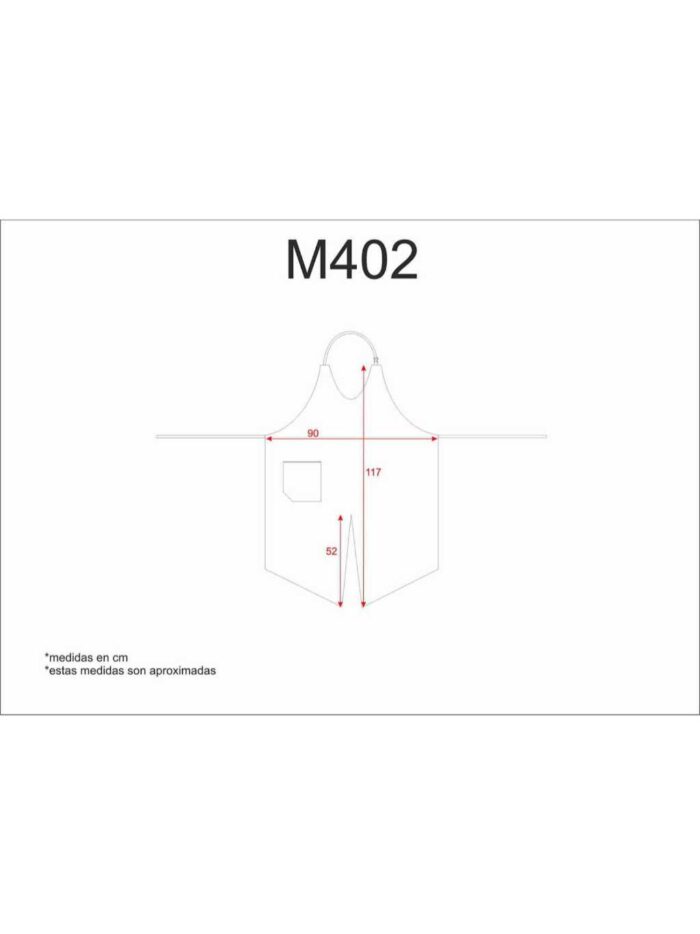 WorkTeam Delantal de cocina con vivo en bolsillo a contraste y apertura frontal, cocinero, chef, etc. Unisex