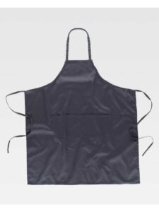 WorkTeam Delantal cruzado largo 95x90cm con 2 bolsos. Fabricación especial. Unisex - Imagen 2