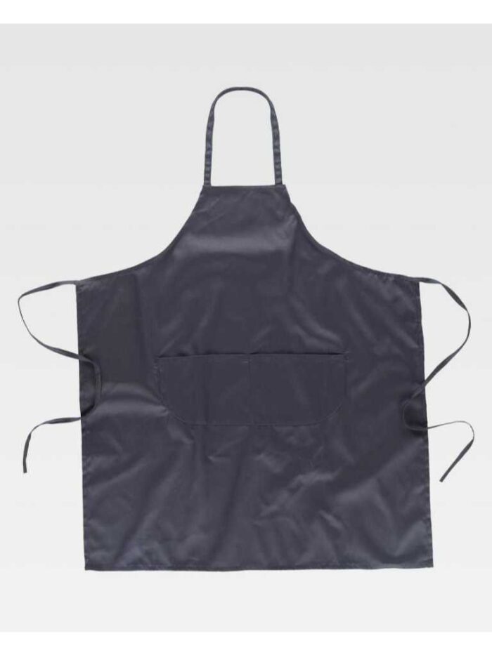 WorkTeam Delantal cruzado largo 95x90cm con 2 bolsos. Fabricación especial. Unisex - Imagen 2
