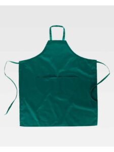 WorkTeam Delantal cruzado largo 95x90cm con 2 bolsos. Fabricación especial. Unisex