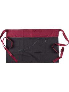 WorkTeam Delantal bicolor sin peto y vivo a contraste. 70x45. Unisex