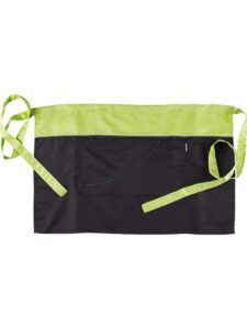 WorkTeam Delantal bicolor sin peto y vivo a contraste. 70x45. Unisex - Imagen 3