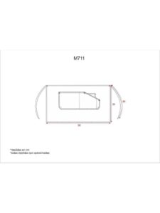 WorkTeam Delantal corto con tejido vaquero 50x35. Unisex - Imagen 2