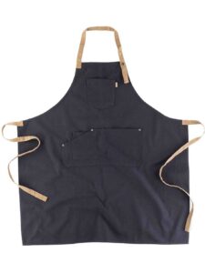 WorkTeam Delantal Peto Tejido Canvas 90x95. Bolso en Pecho, Central y Bolsillo relojero Interior. Cinta Regulable Cuello y Cintura. 100% algodón. Hombre