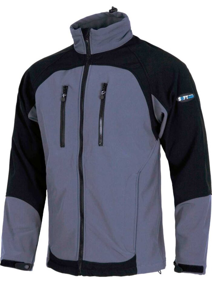 WorkTeam Chaqueta Softshell combinada con Membrana Interior Transpirable y Aislante e Interior de Alta Capacidad termica. Hombre - Imagen 2