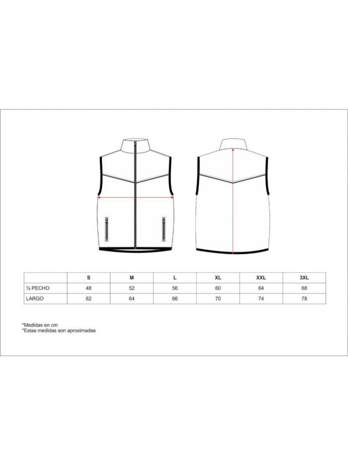WorkTeam Chaleco Softshell Combinado Aire Libre Hombre