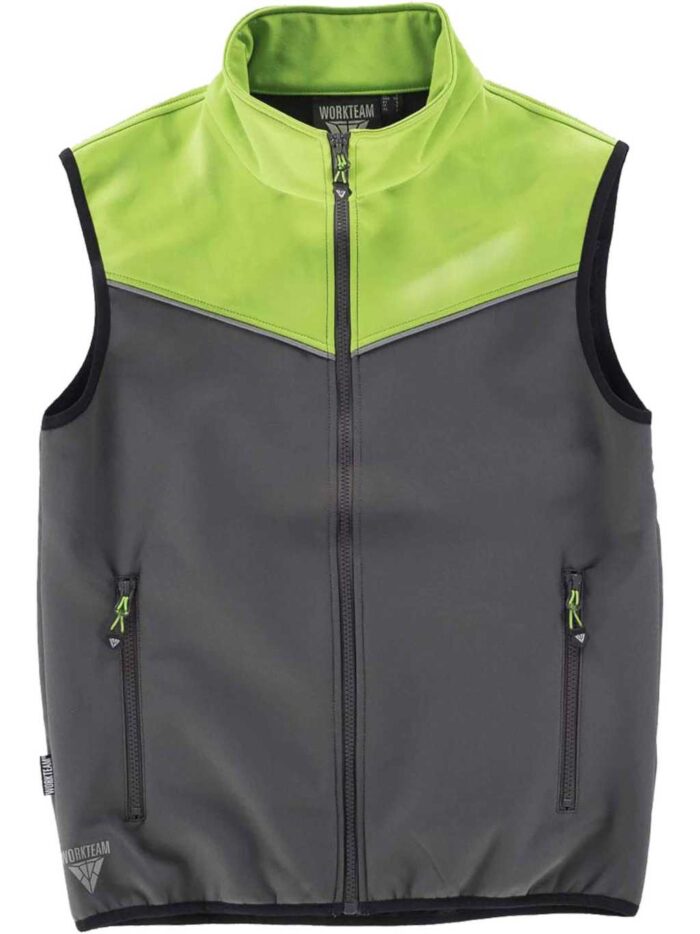 WorkTeam Chaleco Softshell Combinado Aire Libre Hombre - Imagen 4