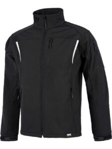 WorkTeam Chaqueta Softshell con Detalles Reflectantes, un Bolsillo en Pecho, Manga y Dos Laterales Hombre