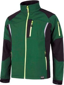 WorkTeam Chaqueta Softshell Combinado con Membrana Interior Transpirable y Aislante e Interior de Alta Capacidad termica. Hombre