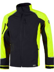 Workteam Chaqueta Softshell Combinado con Membrana Interior Transpirable y Aislante e Interior de Alta Capacidad termica. Hombre