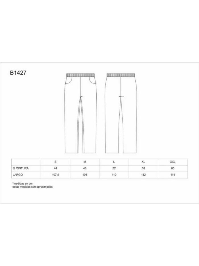 Work Team Pantalón con Elástico en Cintura, sin bragueta y con 2 Bolsillos Laterales. Hombre - Imagen 5