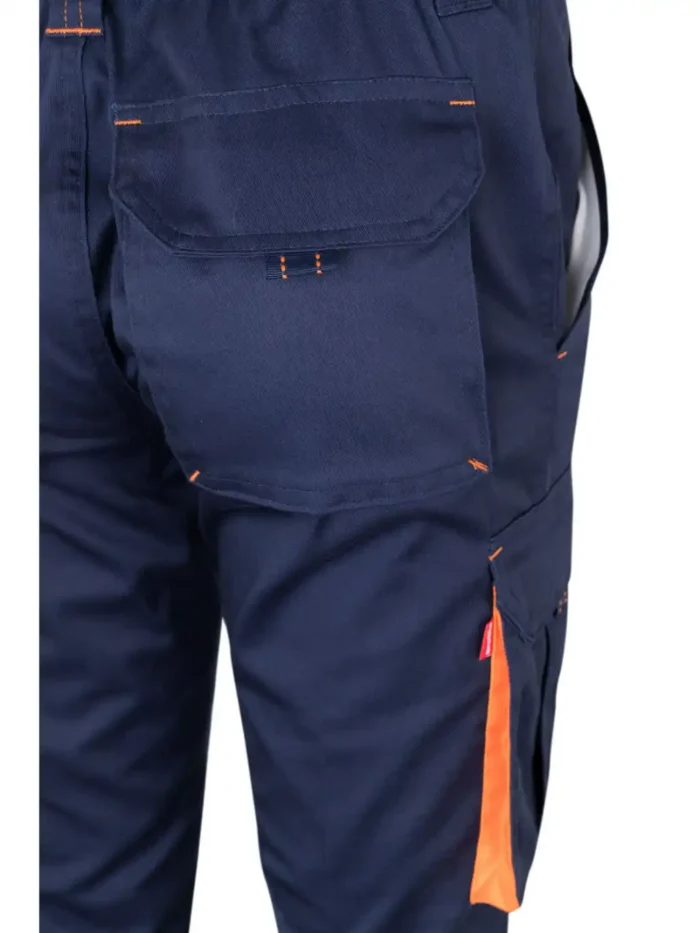 VELILLA 103024S Pantalón Stretch Bicolor Multiblosillos, Corte Slim Fit. Unisex