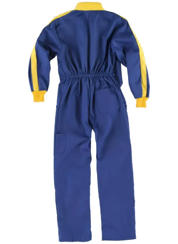 Workteam mono o buzo de trabajo de niño con Cuello Solapa a Juego con puños. Infantil - Imagen 3