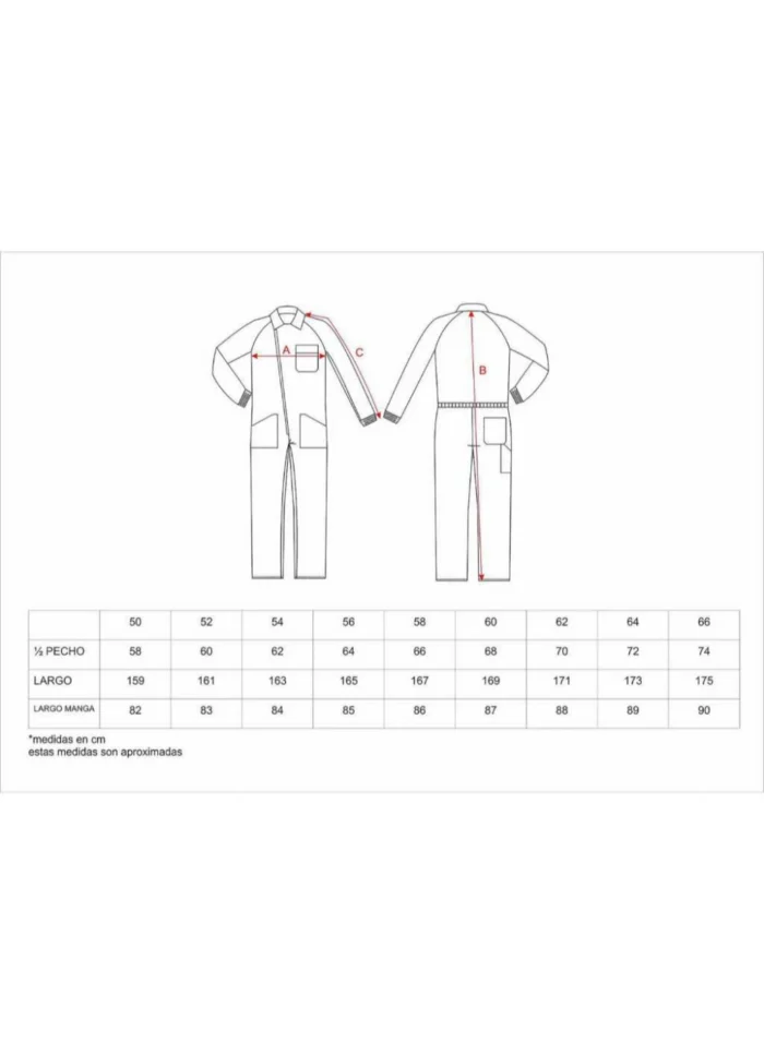 Work Team Buzo Italiano, Mono de Trabajo Mecánico o Industria. Cuello Solapa, Manga ranglan, un Bolso de Pecho y Cremalleras de Nylon. Hombre