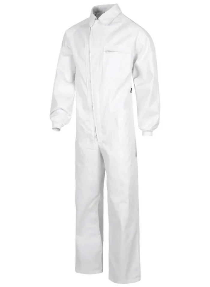 WorkTeam Buzo Italiano, Mono de Trabajo Mecánico o Industria. Cuello Solapa, Manga ranglan, un Bolso de Pecho y Cremalleras de Nylon. Hombre - Imagen 4