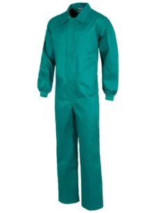 Work Team Buzo o Mono de Trabajo Alimentación,  con Cierre de Velcro, Bolso de Pecho Interior y puños elásticos. - Imagen 2