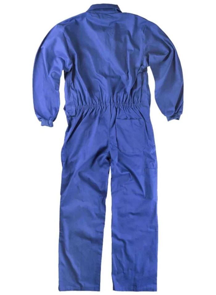 Work Team Buzo Recto con Cremallera de Metal Oculta y 2 Bolsos de Pecho con tapetas. 100% Algodón. Hombre