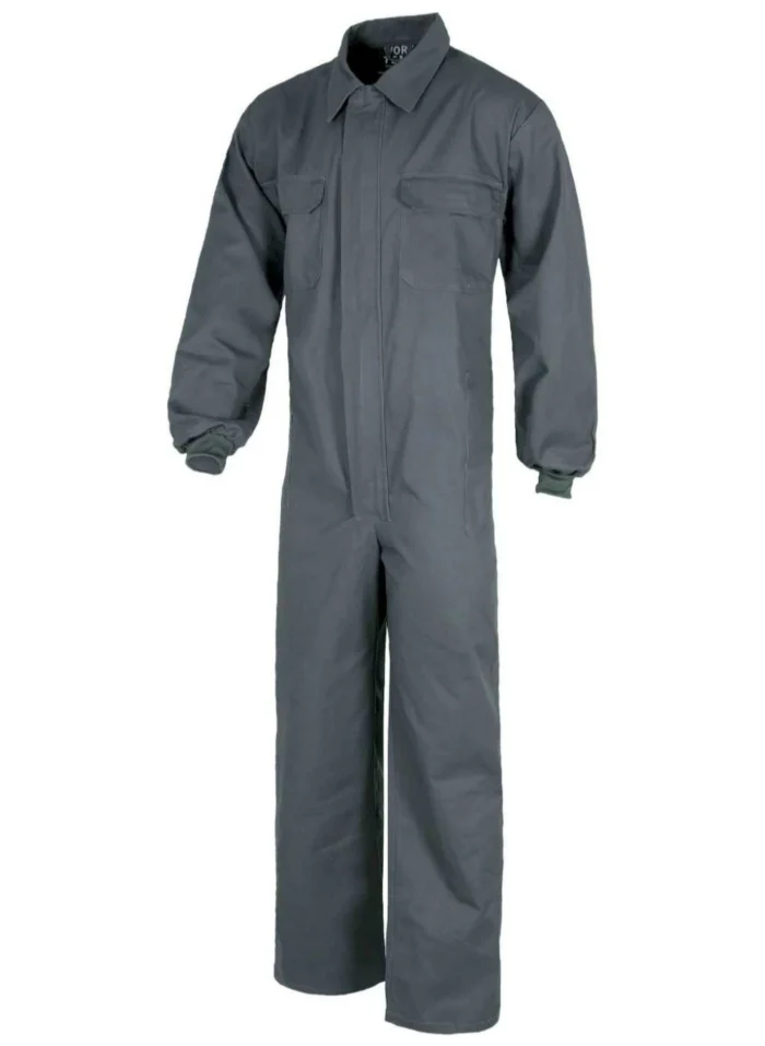 Work Team Buzo Recto con Cremallera de Metal Oculta y 2 Bolsos de Pecho con tapetas. 100% Algodón. Hombre - Imagen 2