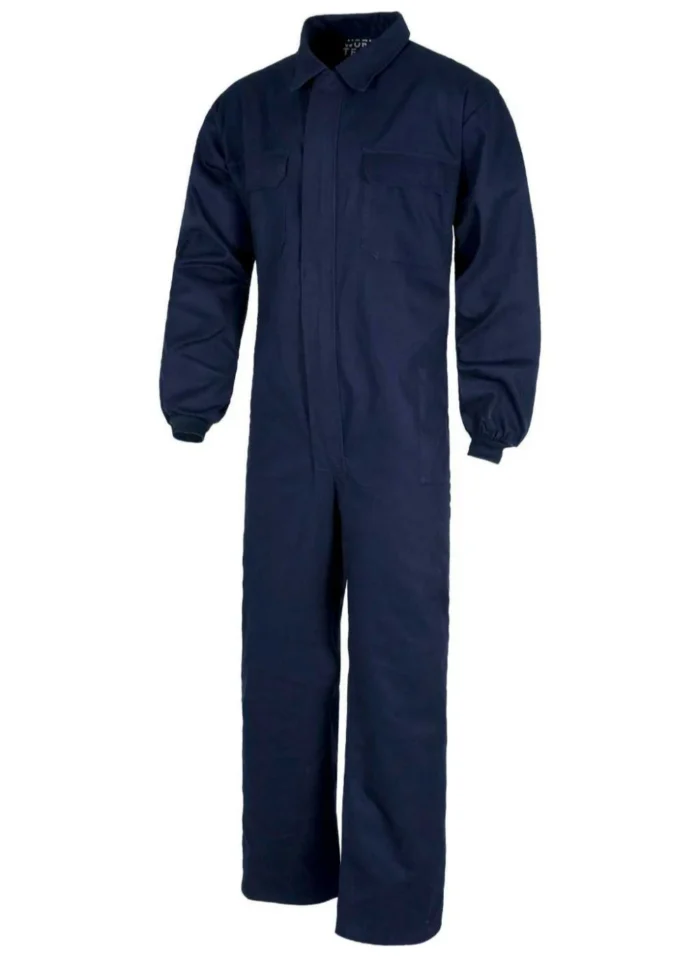 Work Team Buzo Recto con Cremallera de Metal Oculta y 2 Bolsos de Pecho con tapetas. 100% Algodón. Hombre - Imagen 3