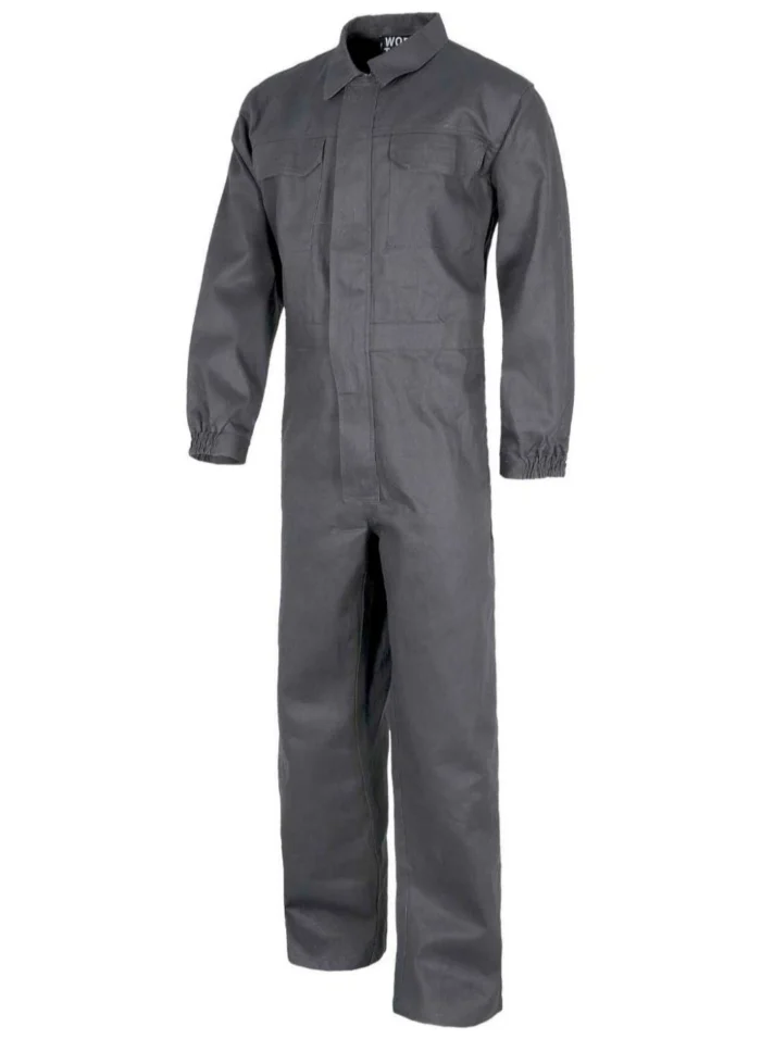 Work Team Buzo Recto de Algodoncon Cremallera de Metal Oculta y 2 Bolsos de Pecho con tapetas. 100% Algodón. Hombre - Imagen 3