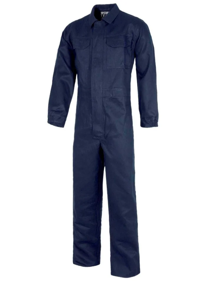 Work Team Buzo Recto de Algodoncon Cremallera de Metal Oculta y 2 Bolsos de Pecho con tapetas. 100% Algodón. Hombre - Imagen 2