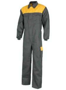 Work Team Buzo con Canesú Combinado, Cremalleras de Nylon, Dos Bolsos en Perneras con tapetas Combinados. Mono de Trabajo. Hombre - Imagen 6