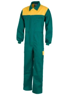 Work Team Buzo Recto con Cuello de Tira, Canesú y Detalles bicolores. Hombre - Imagen 2