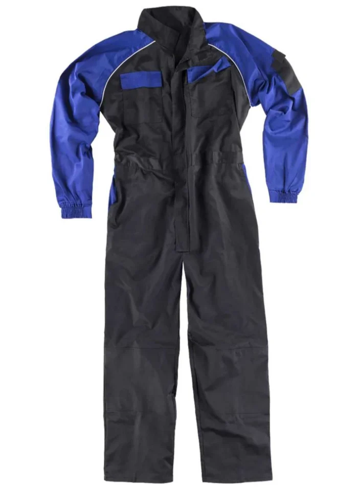 WorkTeam Buzo Recto con Cuello de Tira, Mangas y Detalles bicolores, Mono de Trabajo. Hombre - Imagen 5