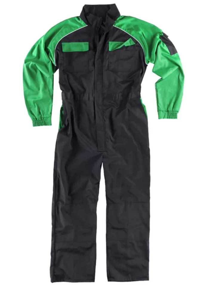 WorkTeam Buzo Recto con Cuello de Tira, Mangas y Detalles bicolores, Mono de Trabajo. Hombre - Imagen 4