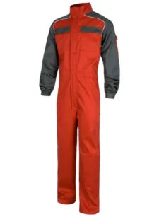 WorkTeam Buzo Recto con Cuello de Tira, Mangas y Detalles bicolores, Mono de Trabajo. Hombre - Imagen 2