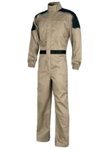 Work Team Buzo Recto con Cuello de Tira, Canesú y Detalles bicolores. Hombre - Imagen 4