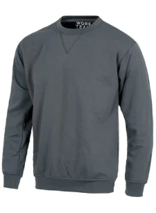 WorkTeam Sudadera Cuello Caja con puños y Cintura elásticos. Hombre - Imagen 2