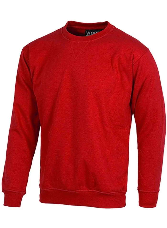 WorkTeam Sudadera Cuello Caja con puños y Cintura elásticos. Hombre - Imagen 5