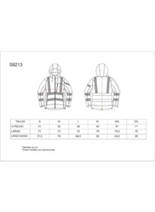 WorkTeam Chaqueta Workshell con Cintas Reflectantes, Cosidas y Pegadas. Chaqueta Cortavientos, Repelente al Agua, Membrana Interior Transpirable, Alta Capacidad Térmica y Capucha. Unisex