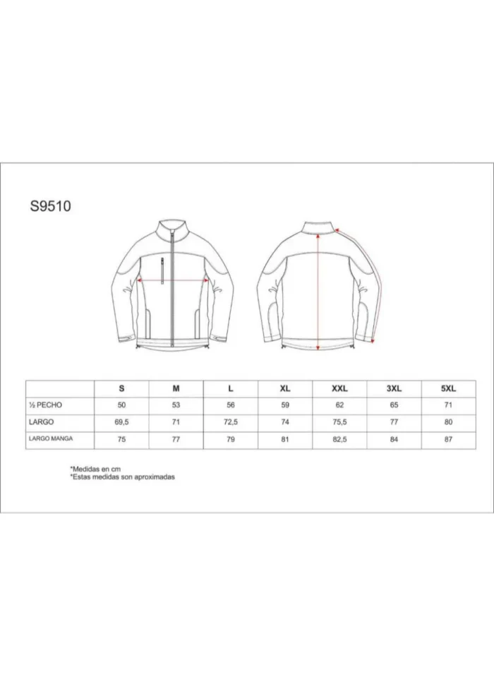 Work Team  Cazadora Softshell Trabajo Combinado con Alta Visibilidad. Unisex