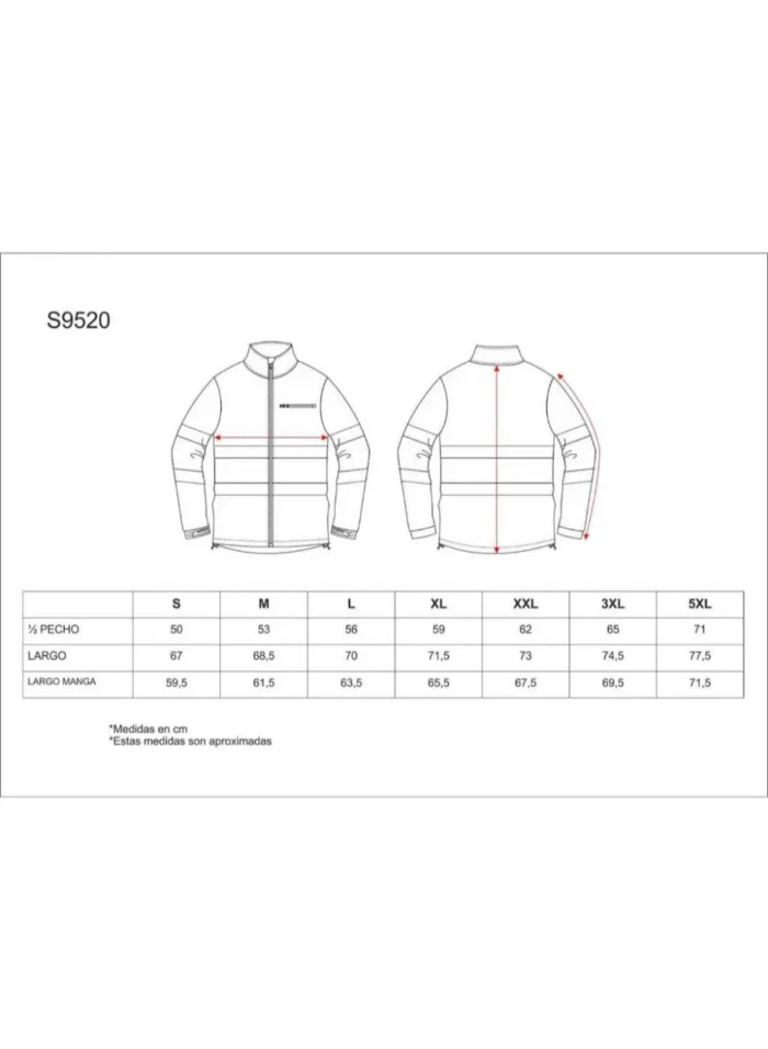 Work Team Cazadora Softshell Trabajo Alta Visibilidad con Cintas Reflectantes. Unisex