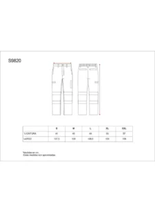 Work Team Pantalón Workshell Combinado Alta Visibilidad y cintas reflectantes Hombre