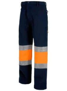 Work Team Pantalón Workshell Combinado Alta Visibilidad y cintas reflectantes Hombre - Imagen 2