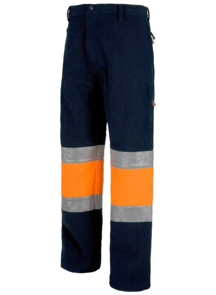 Work Team Pantalón Workshell Combinado Alta Visibilidad y cintas reflectantes Hombre - Imagen 2