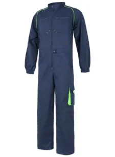 Work Team Buzo o Mono Trabajo Linea 6, Recto con Cuello de Tira y Detalles Combinados. Hombre - Imagen 2