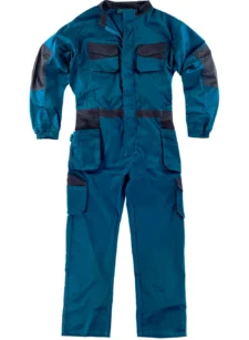 Workteam Mono de Trabajo Multibolsillos, Tejido Elástico, Cremallera metálica. Mono de Trabajo mecánico o Industria. Unisex - Imagen 4