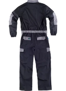 Workteam Mono de Trabajo Multibolsillos, Tejido Elástico, Cremallera metálica. Mono de Trabajo mecánico o Industria. Unisex