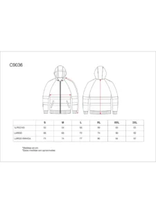 Work Team Sudadera Alta Visibilidad combinada, capucha, cierre cremallera, cuello alto, cinta reflectante torso y mangas. Unisex - Imagen 3