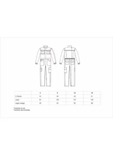 Workteam Mono de Trabajo Infantil, Buzo de niños. Infantil - Imagen 3