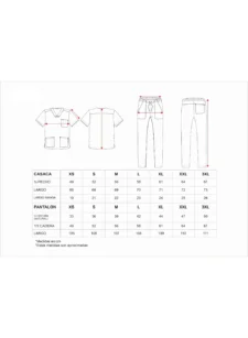 Workteam Conjunto Sanitario Elástico Unisex para profesionales de la salud, como médicos, enfermeras, dentistas, esteticistas, limpieza y veterinarios. - Imagen 8