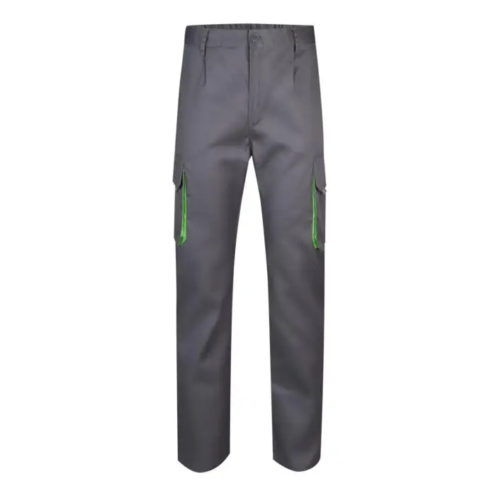 Velilla 103004 Pantalón de Trabajo Bicolor, Refuerzo de Tejido Trasero, Doble Costura de Seguridad, Multibosillos. Unisex - Imagen 6