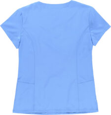 WORKTEAM Casaca Sanitaria Entallada Mujer, Tejido Elástico, Cuello en V. Camisa Médico, Enfermera, Dentista, Estética, Veterinaria. Mujer - Imagen 3