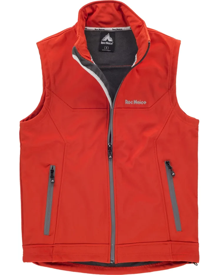 ROC NEIGE Chaleco Impermeable y Transpirable Ideal para Deporte, Aventura y Trabajo | Detalles Reflectantes y Forro Polar - Imagen 4