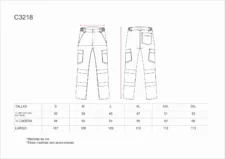 Work Team Pantalón Slim Fit de Alta Visibilidad y Cintas Reflectantes, Tejido Elástico. EN ISO 20471. Clase 1. Unisex - Imagen 7